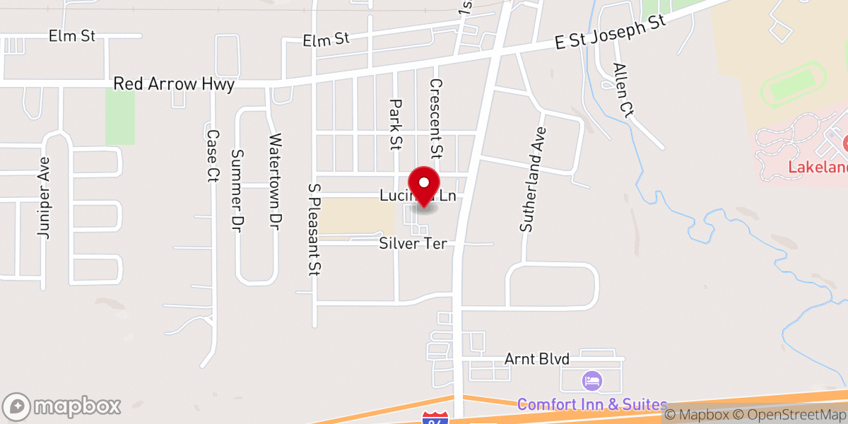 Map showing location of St Joseph Catholic Church