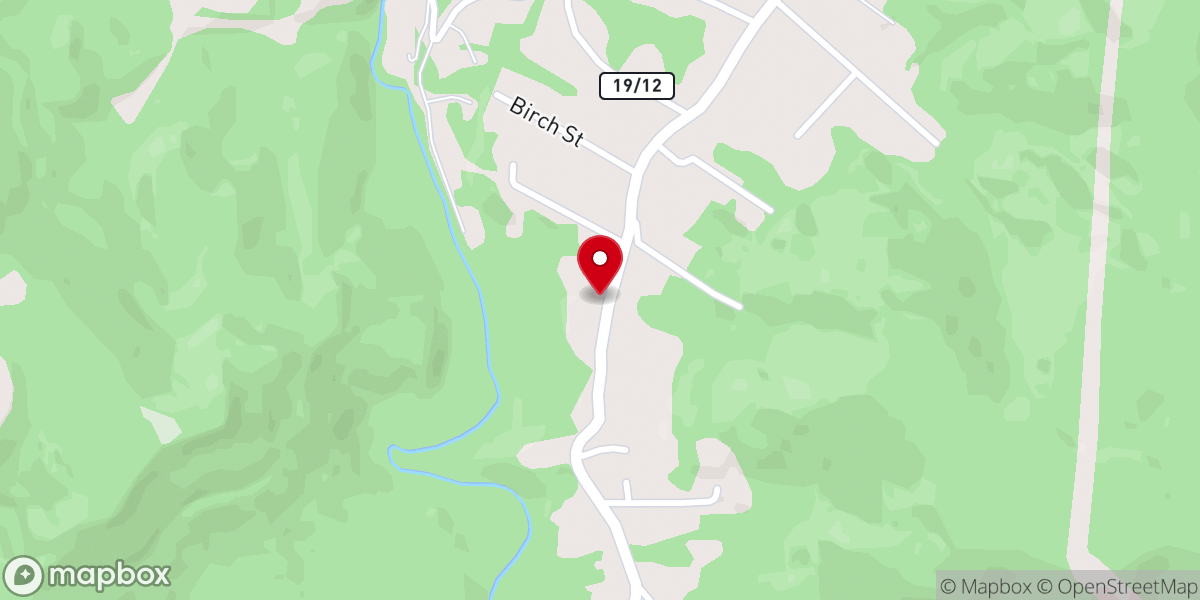Map showing location of Gospel Chapel