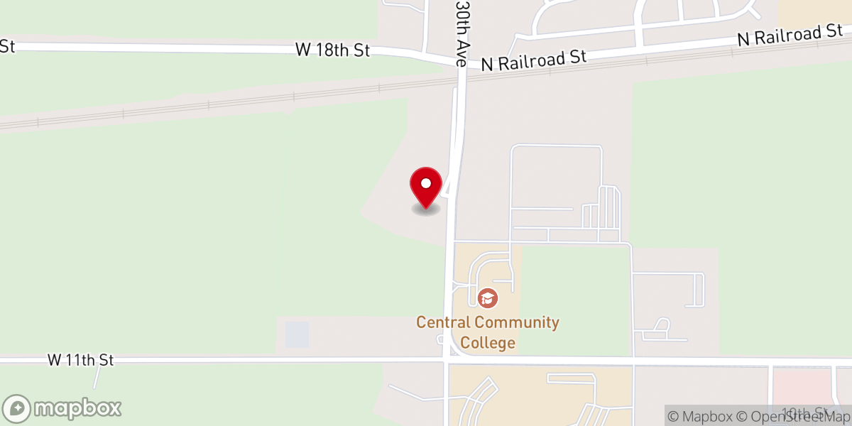 Map showing location of Brown Church Development Group