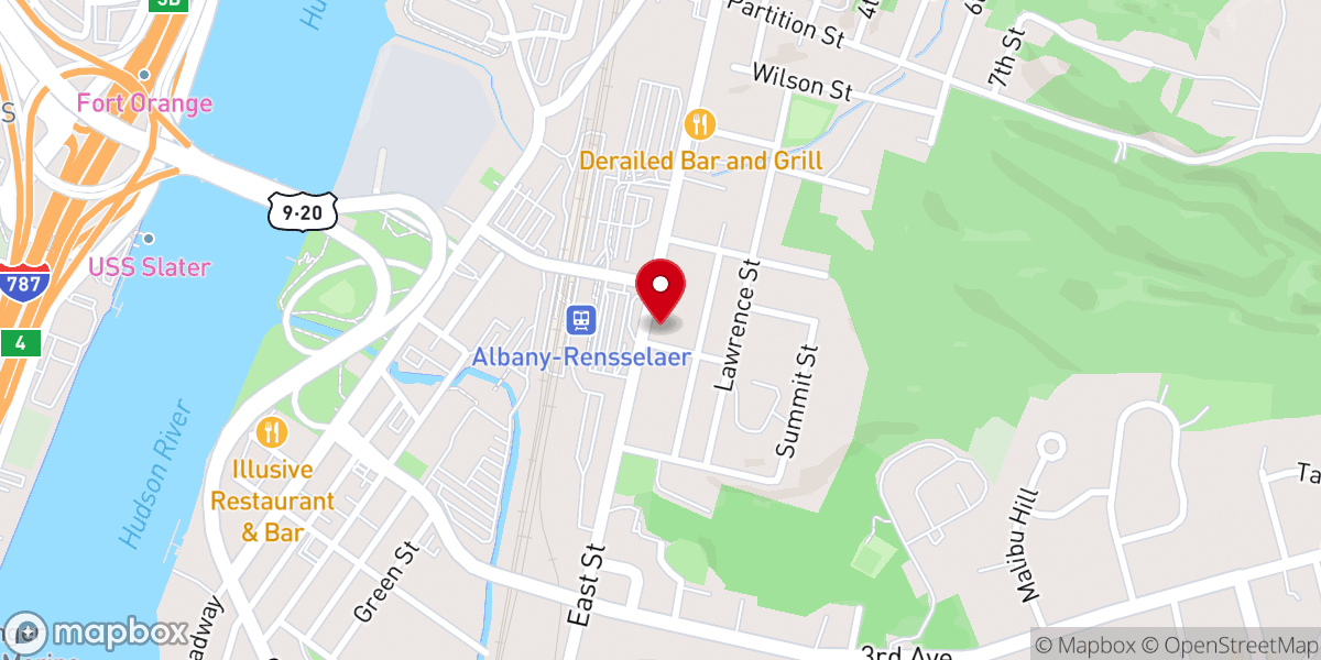 Map showing location of The Parish of St. John the Evangelist and St. Joseph parking