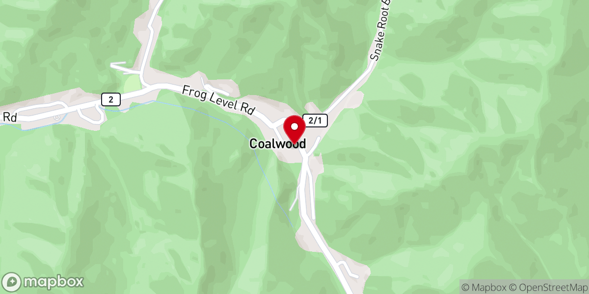 Map showing location of Mount Airy Church