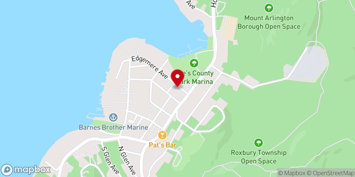Map showing location of St Peter's Episcopal Church