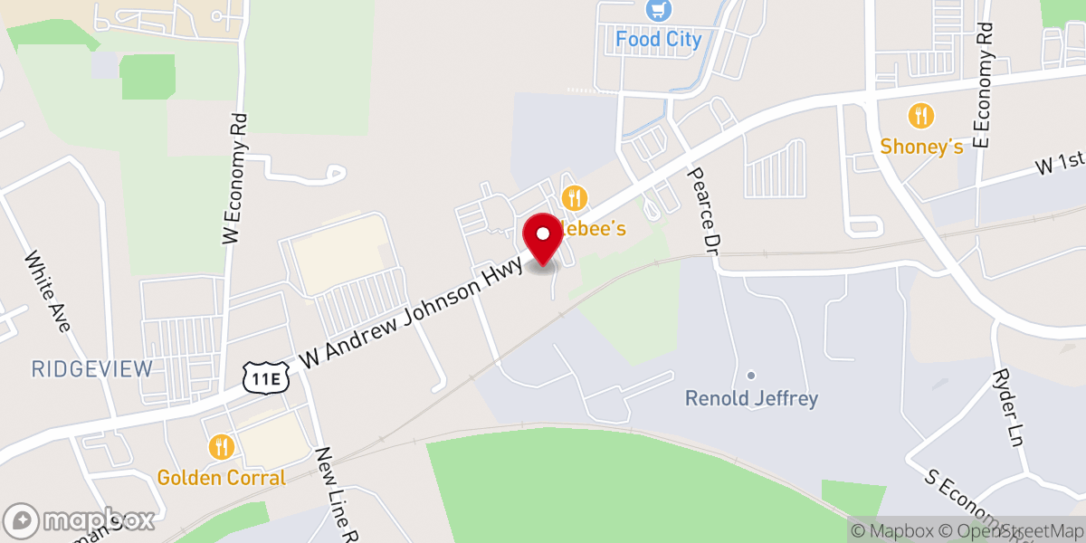 Map showing location of The Good Shepherd Lutheran Church