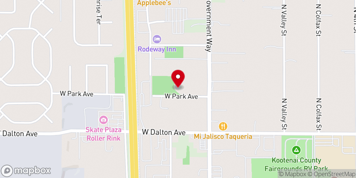 Map showing location of Destiny Wokshops