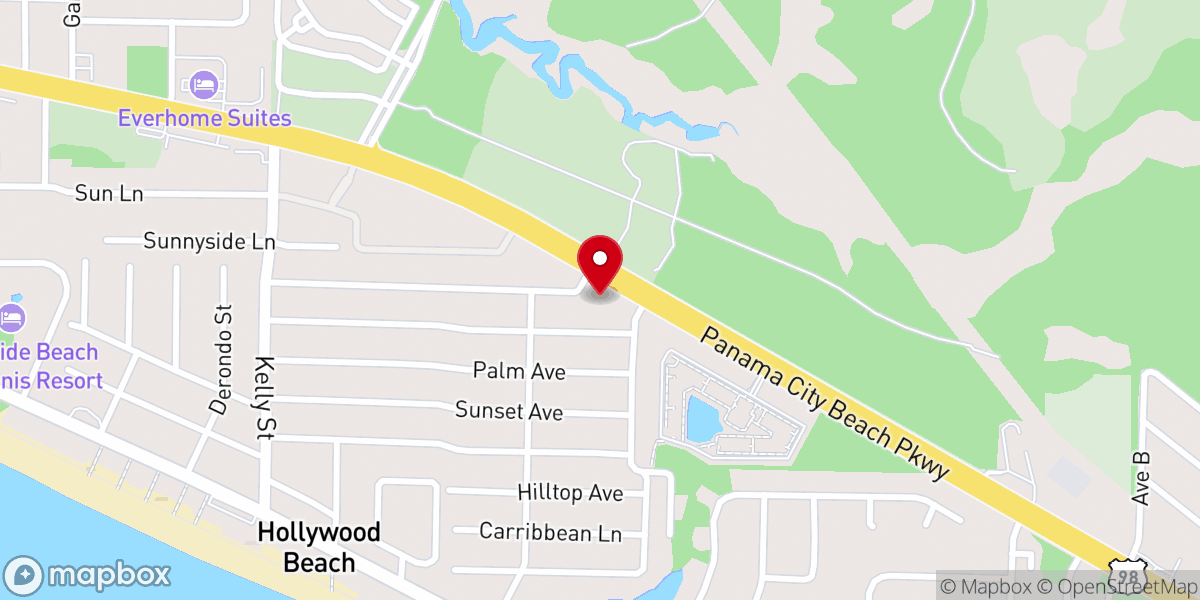 Map showing location of First Baptist Church-Sunnyside