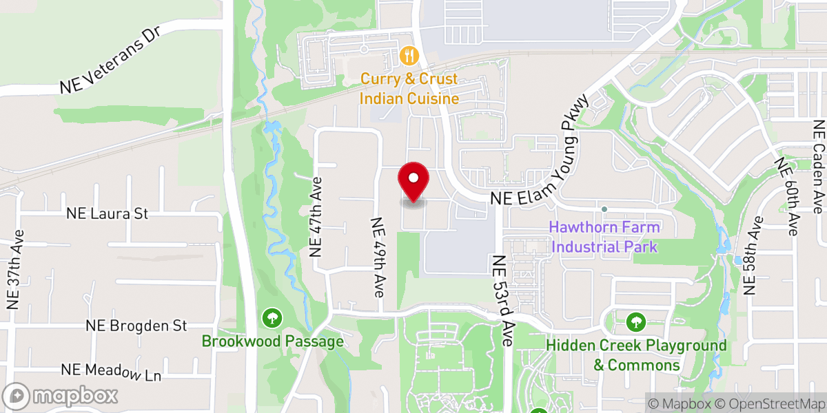 Map showing location of Beautiful Savior Lutheran Church
