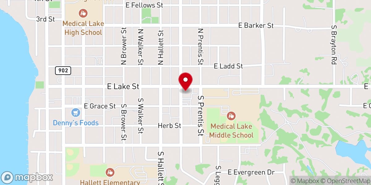 Map showing location of St. Anne Catholic Church