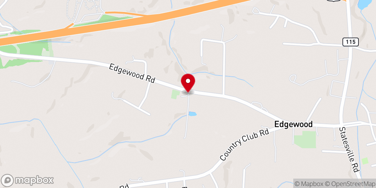 Map showing location of Eshol Church