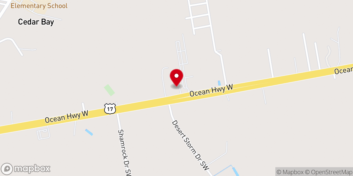 Map showing location of Breath of Life Ministries NC
