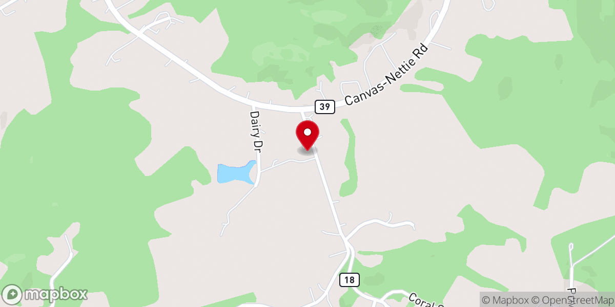 Map showing location of Jordan Chapel United Methodist