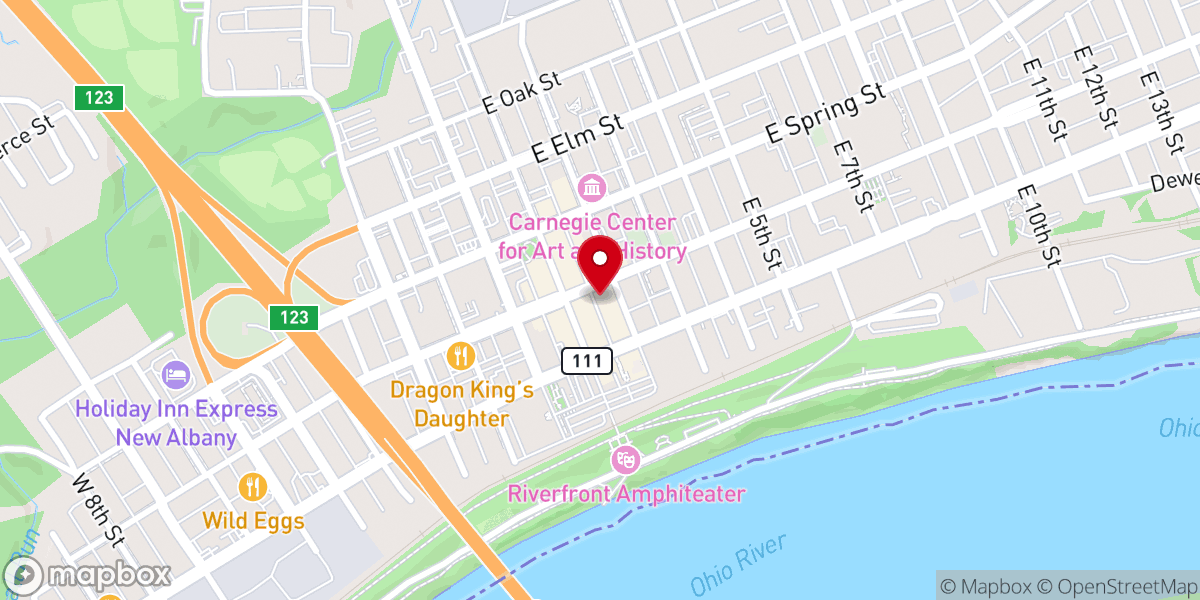 Map showing location of The Grand