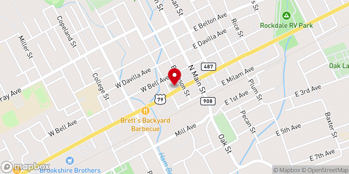 Map showing location of Rockdale Christian Services Food Pn