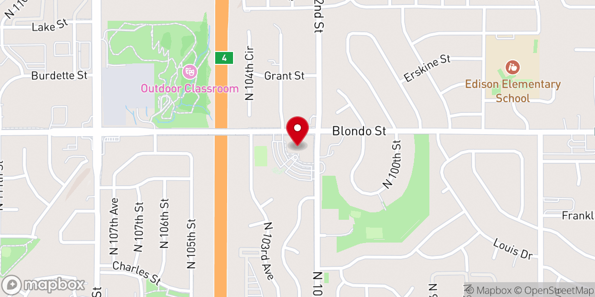 Map showing location of Saint Leo Catholic Church