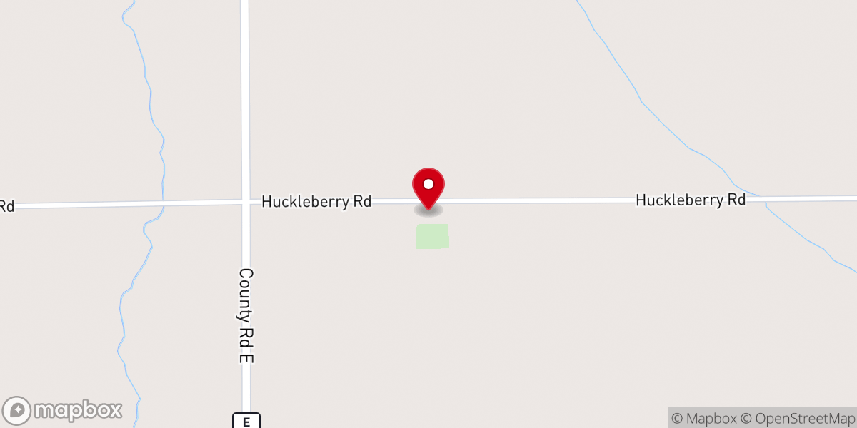 Map showing location of Peace Lutheran Church