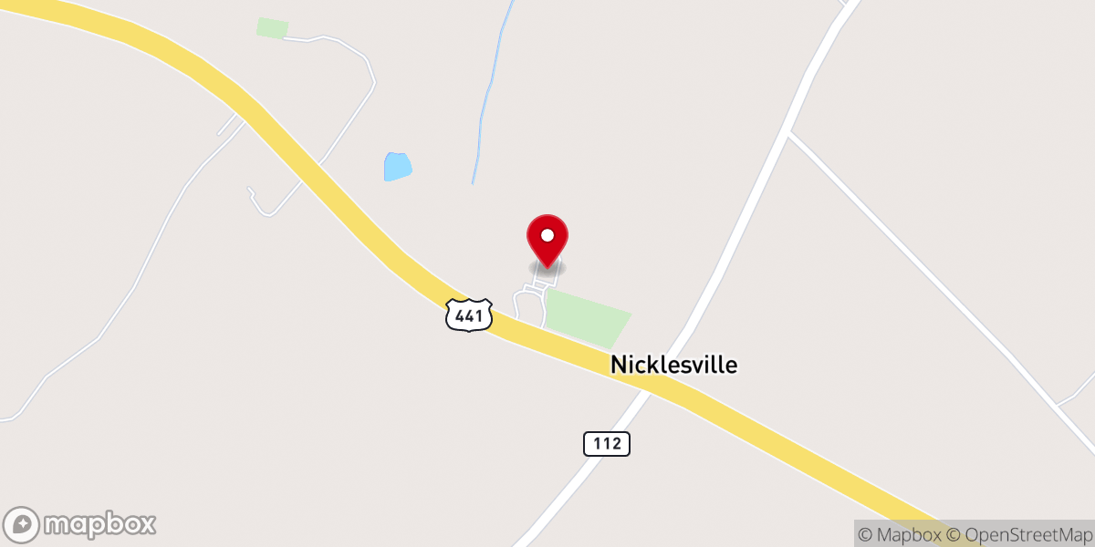 Map showing location of Mount Tilla Baptist Church