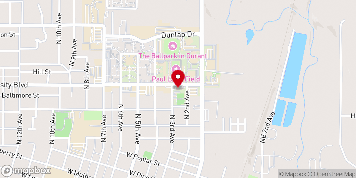 Map showing location of Church of Christ Student Bible Center
