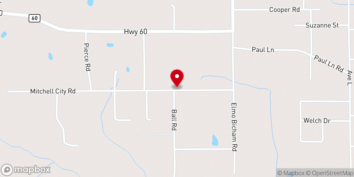 Map showing location of Harrys Chapel