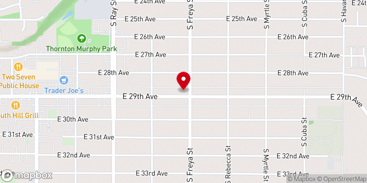 Map showing location of Lincoln Heights Community Church