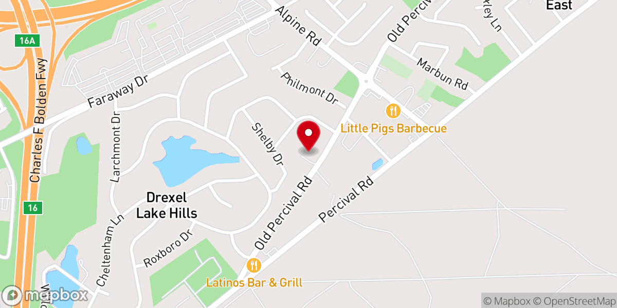 Map showing location of Primera Iglesia Bautista Hspn