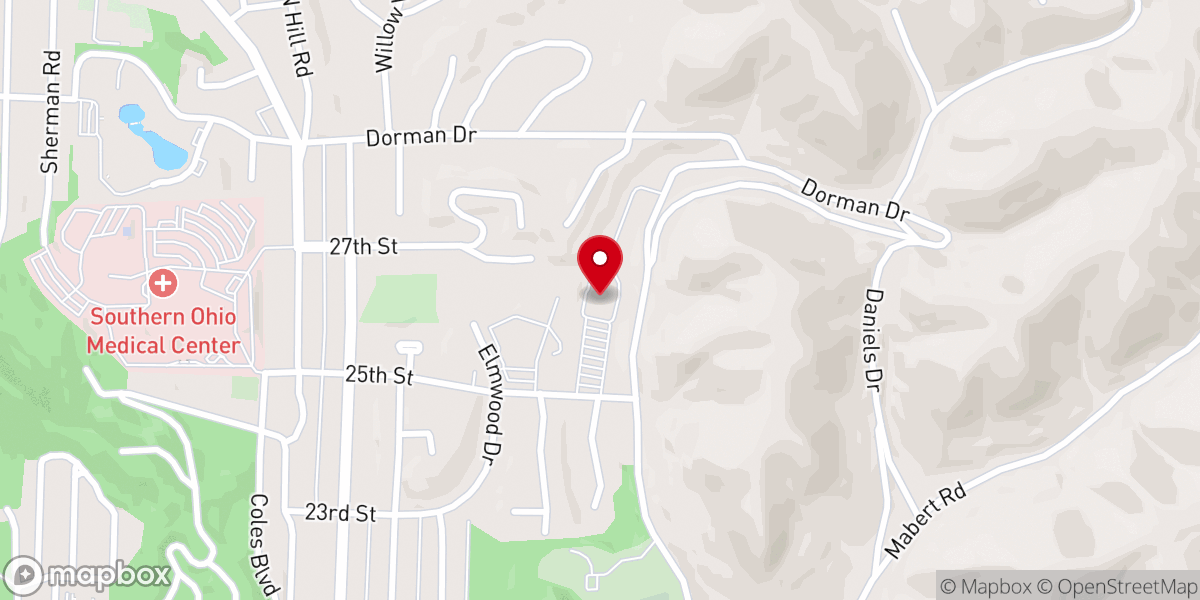 Map showing location of Christ's Community Church