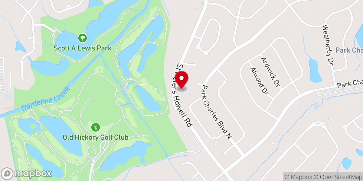 Map showing location of Fairmount General Baptist Church