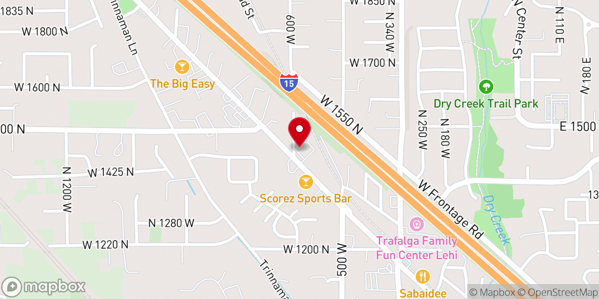 Map showing location of New Hope Calvary Chapel