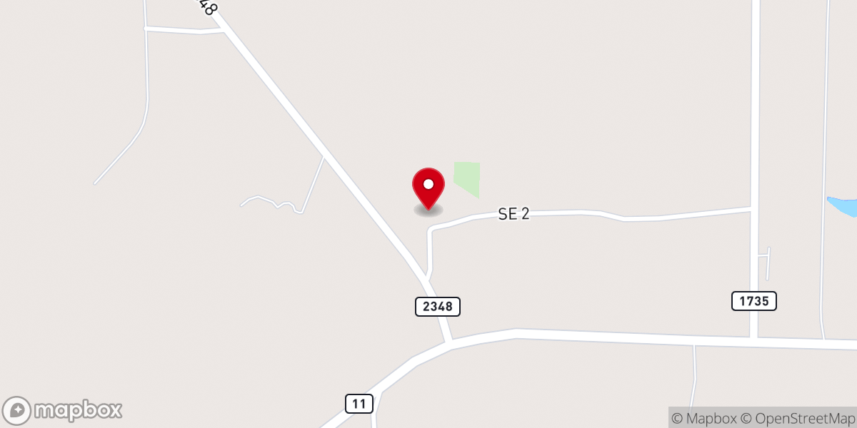 Map showing location of Spring Hill Missionary Baptist Church