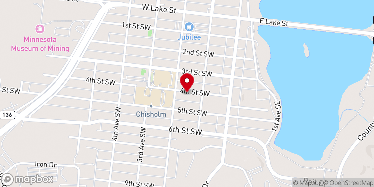Map showing location of Saint Joseph's Catholic Church