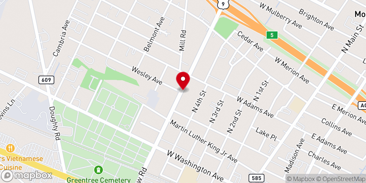 Map showing location of The Church of Pentecost U.S.A. Inc. - Atlantic City Assembly