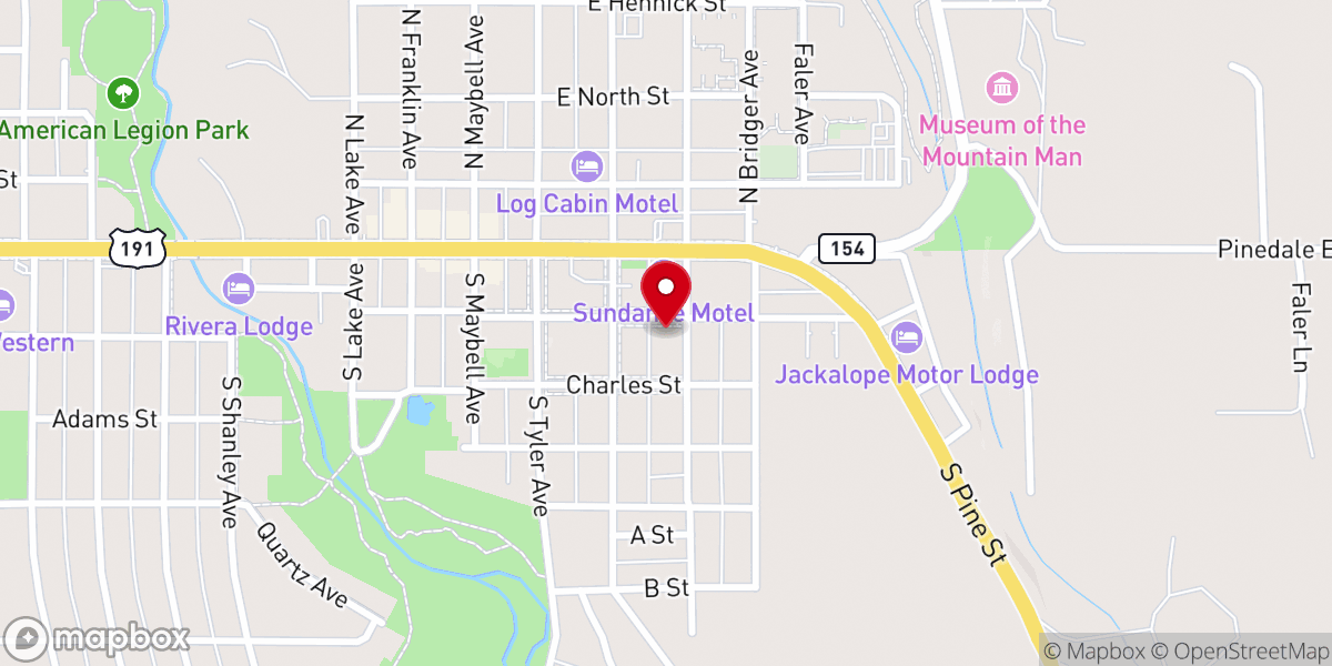 Map showing location of Our Lady of Peace