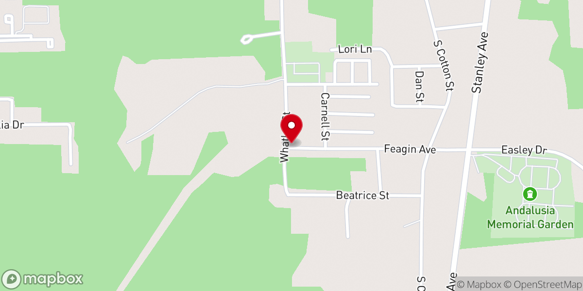 Map showing location of Holy Hill Church