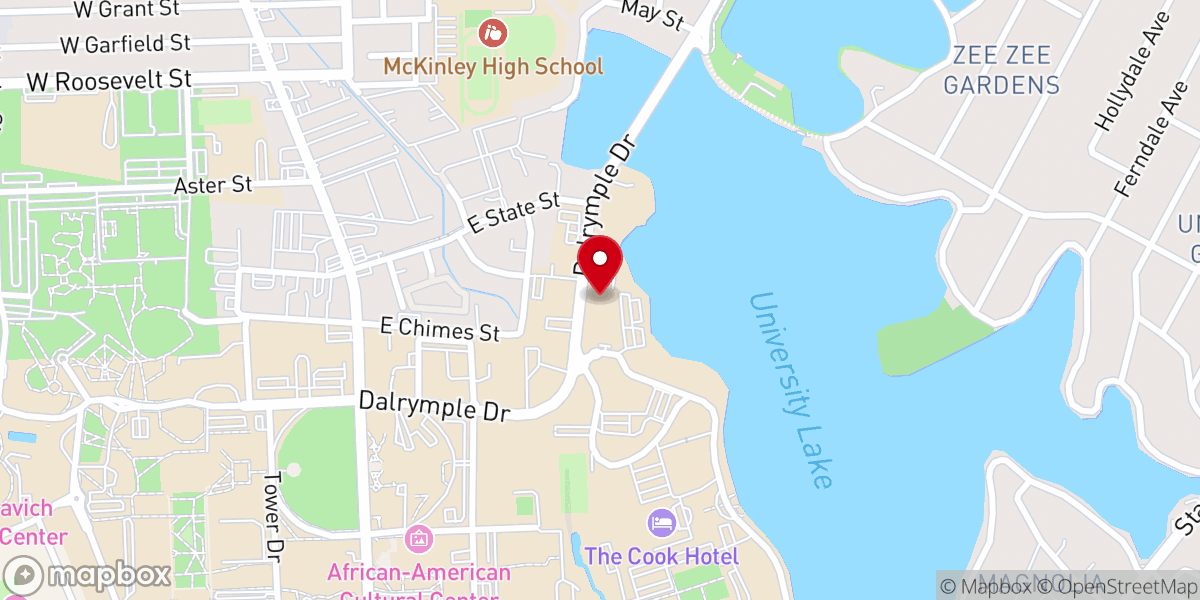 Map showing location of The Chapel Baton Rouge