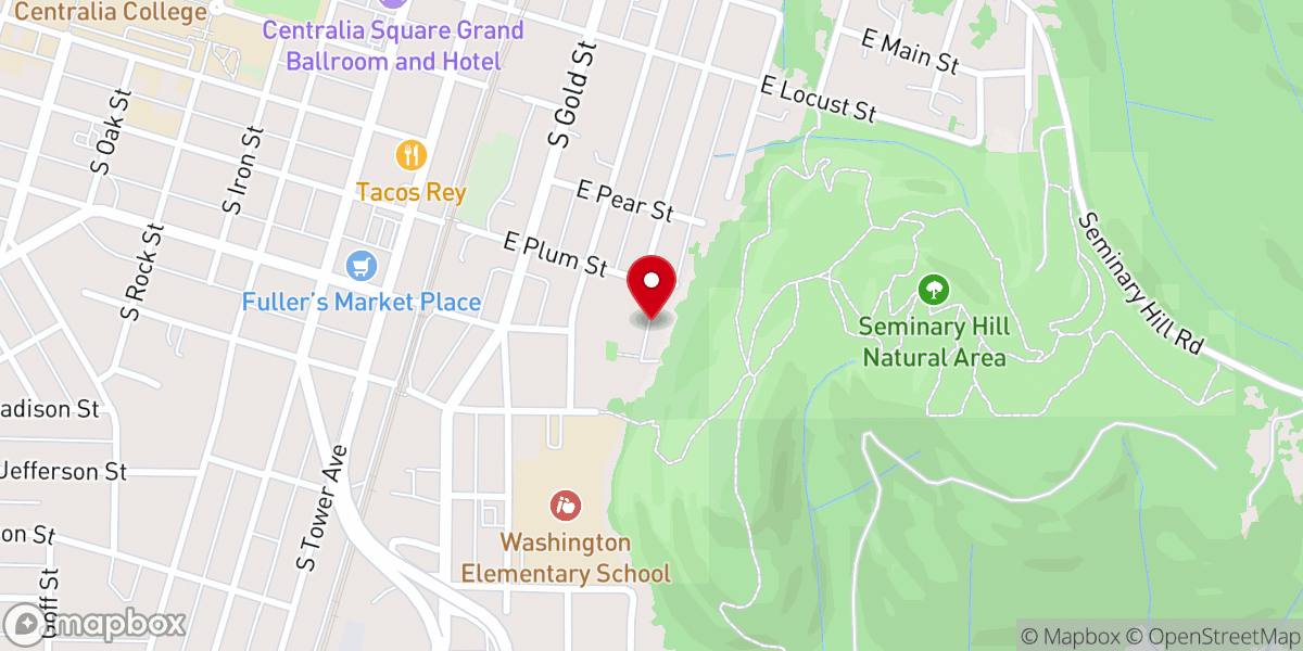 Map showing location of Twin Cities Church of Christ