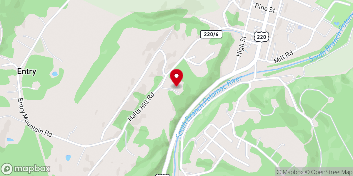 Map showing location of St. Elizabeth Ann Seton Catholic Church