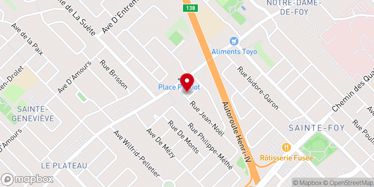 Map showing location of Church of Christ