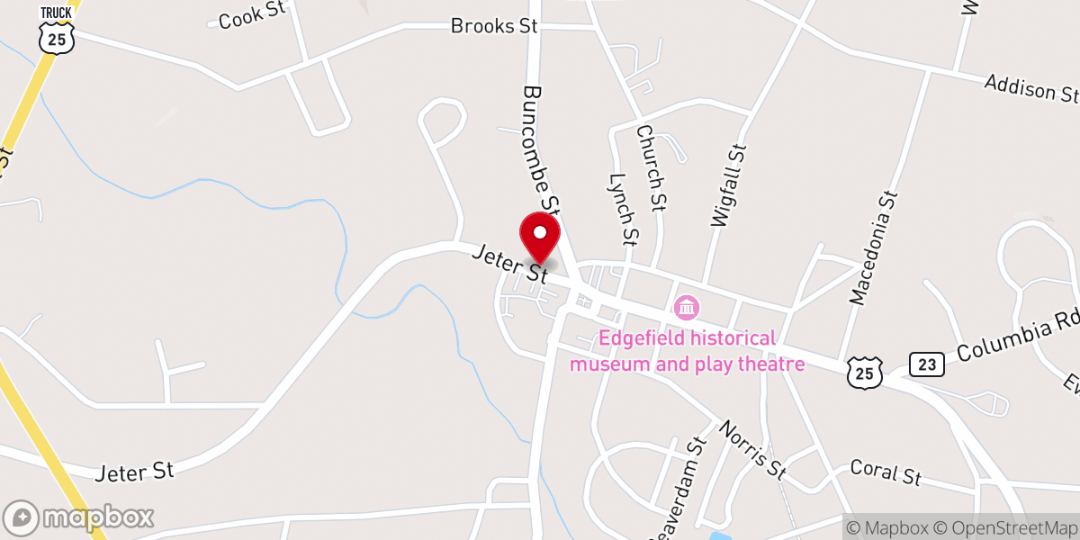 Map showing location of St Mary Catholic Church