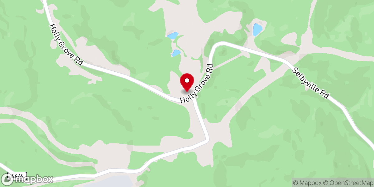 Map showing location of Pleasant Dale Community Church