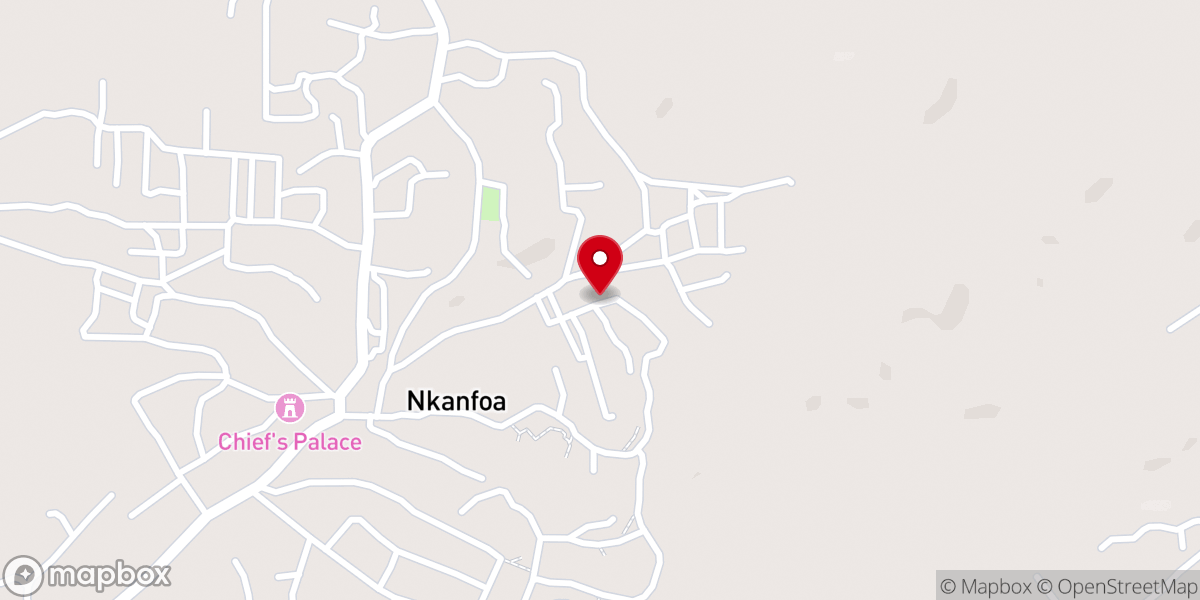 Map showing location of The Apostolic Church Ghana