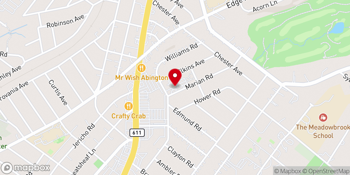 Map showing location of Our Lady Help of Christians
