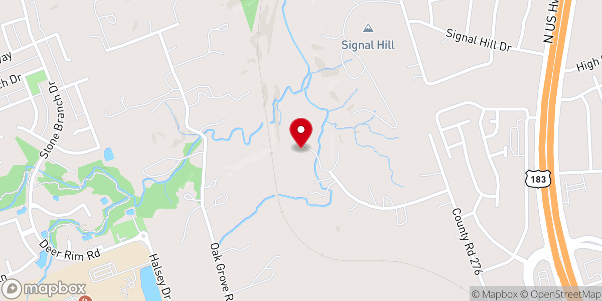 Map showing location of St Luke Serbian Orthodox Church