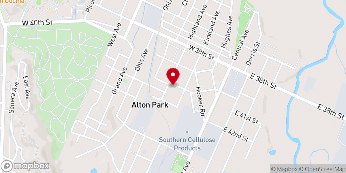 Map showing location of union grove baptist church