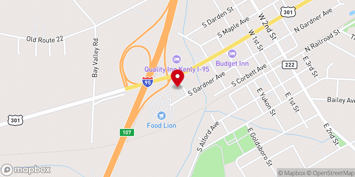 Map showing location of Stormin Norman's Barbeque
