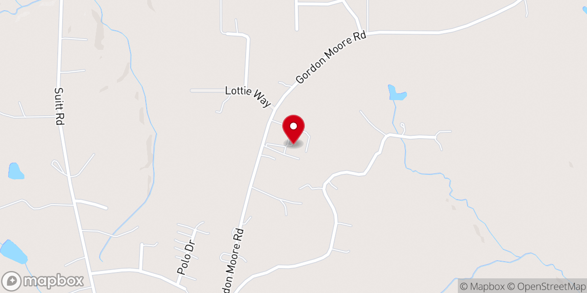 Map showing location of Kinches Chapel Christian Church