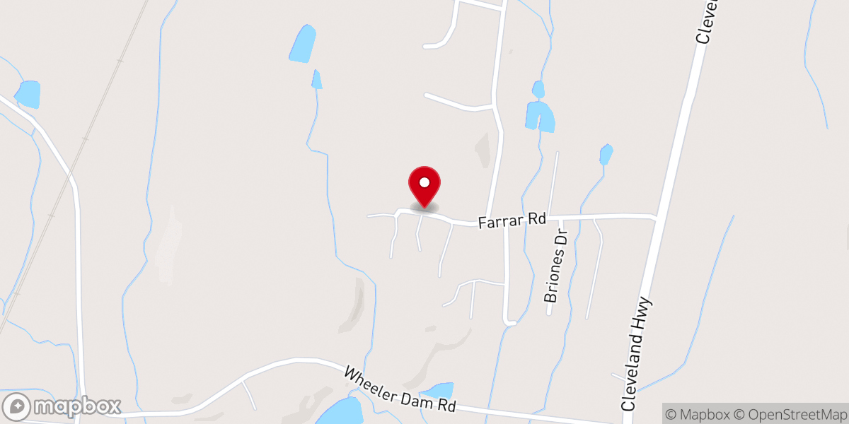Map showing location of Mount Calvary baptist Church