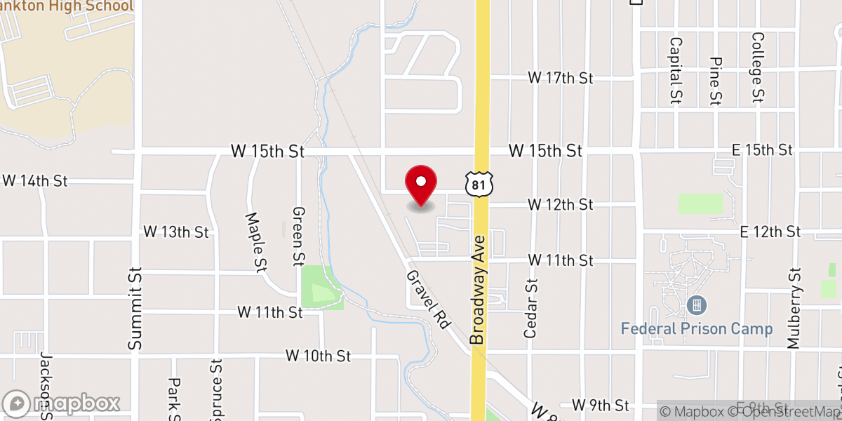 Map showing location of The Blast Ministries Inc