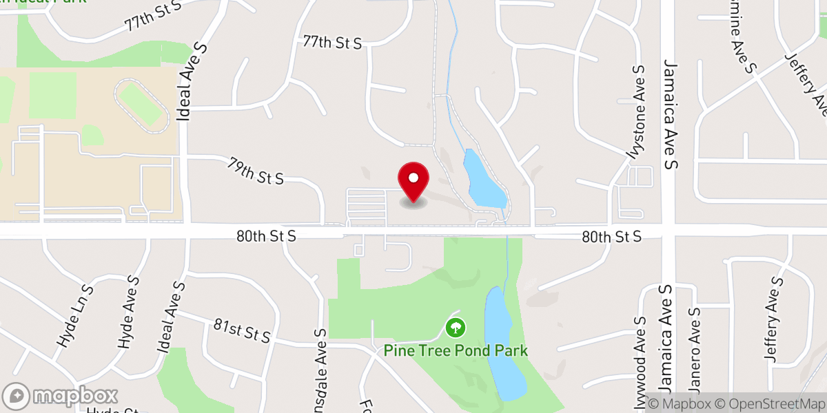 Map showing location of Church of Saint Rita