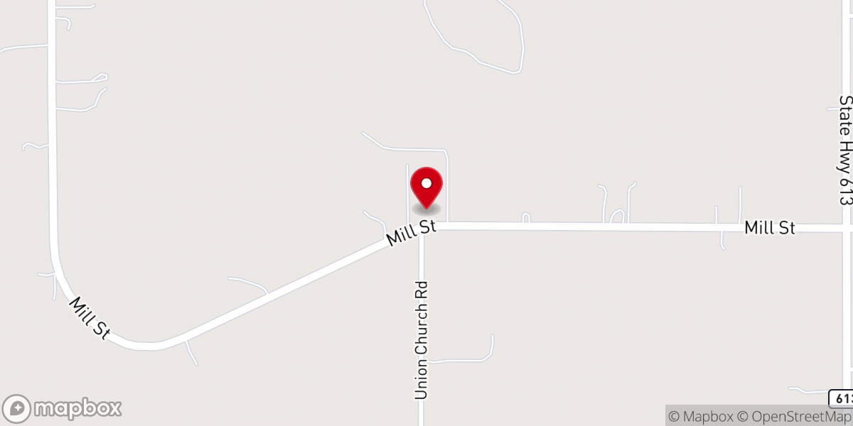 Map showing location of Jasons Place