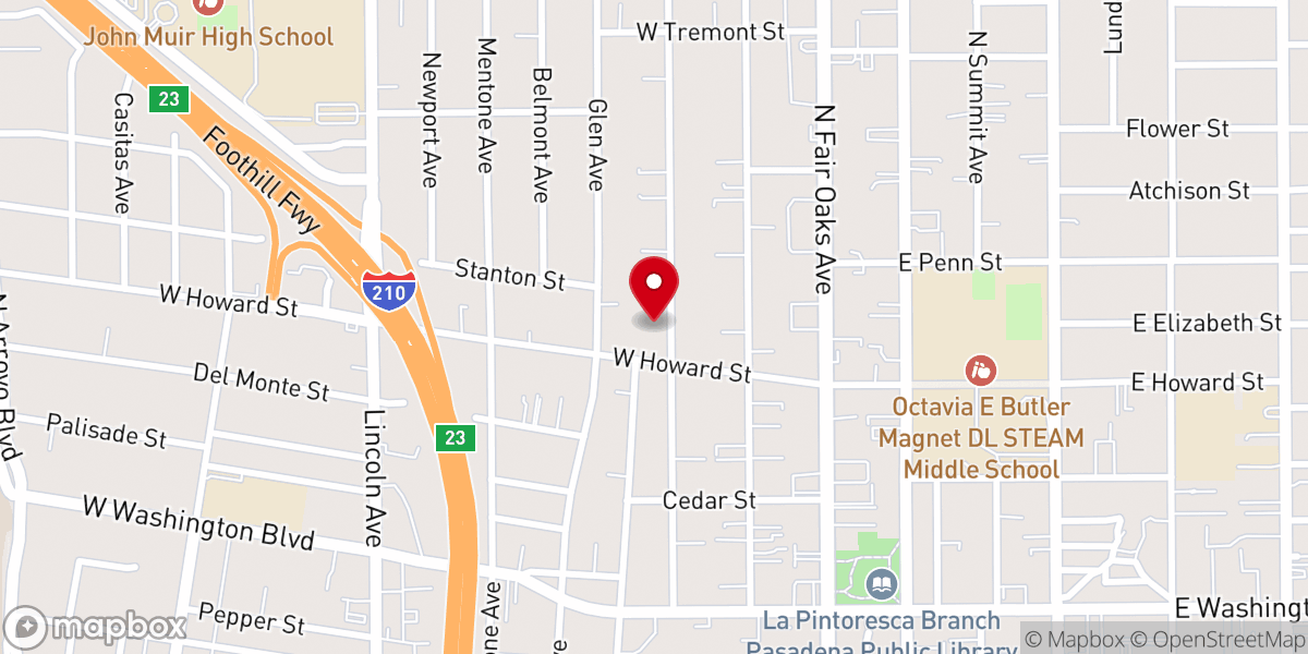 Map showing location of Abundant Life Covenant Bible Church