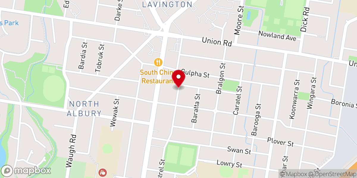 Map showing location of Gateway Life Church