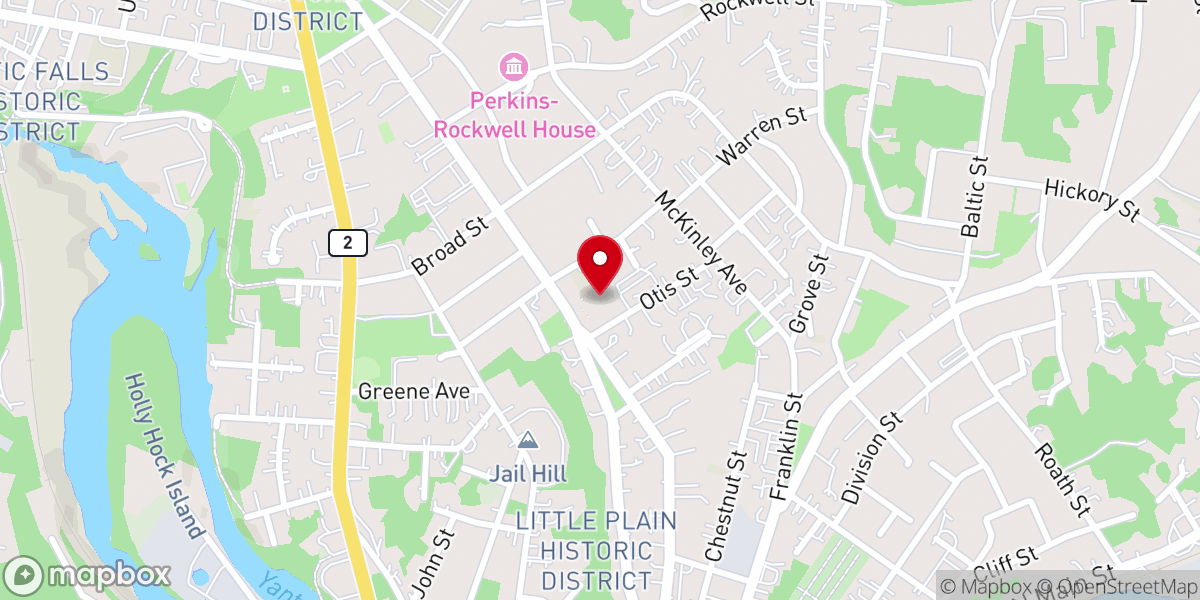 Map showing location of St. Patrick's Cathedral School